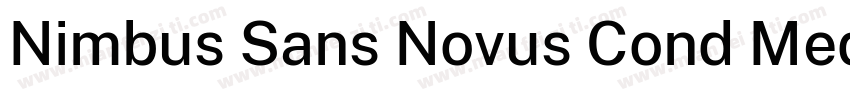 Nimbus Sans Novus Cond Medium字体转换